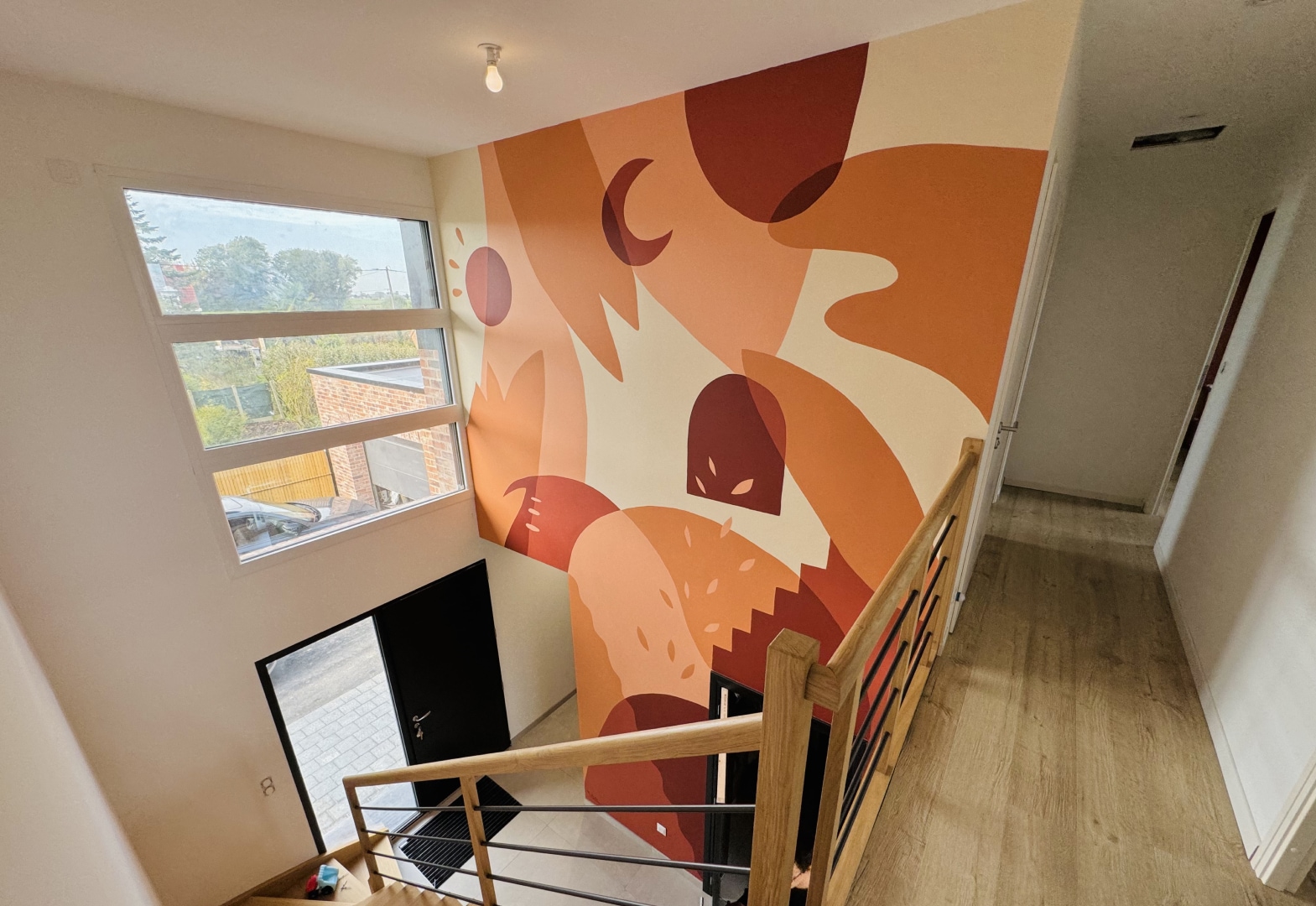 Fresque murale - maison fleurbaix